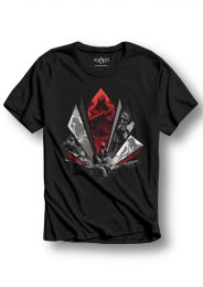 Assassin's Creed Men's T-Shirt Legacy Eagle Dive Cotton Black - Xxl - Xx-Large