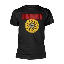 Rock Off Soundgarden 'badmotorfinger V.3 (Yellow Blade)' (Black) T-Shirt (Small) - Small