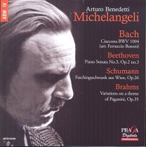 Arturo Benedetti Michelangeli - Bach, Schumann, Brahms