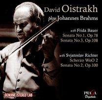 David Oistrakh Plays Brahms (Scherzo, of the Sonata Fae, Woo2, Violin Sonatas 1-3)