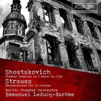 Shostakovich: Chamber Symphony In C Minor, Op. 110a; R. Strauss: Metamorphosen For 23 Strings