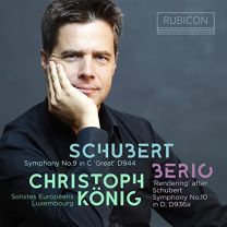 Schubert: Symphony No. 9 In C 'great' D944/Berio: 'rendering'...