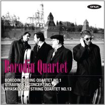 Borodin Quartet: String Quartet (Borodin Quartet 1/ Stravinsky Concertino/ Myaskovsky Quartet 1)