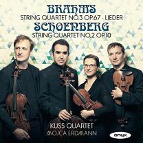 Brahms: String Quartet No. 3 Op. 67, Wie Melodien Zieht Es Mir Op.105/1, Sommerabend Op.85/1, Mondenschein Op.85/2; Schoenberg: String Quartet No.2 Op.10
