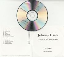 American Iii: Solitary Man 2000 UK 14-Track Promo Test CD Tom Petty