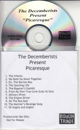 Present Picaresque 2005 UK 11-Trk Promo Test CD Title Sleeve