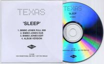 Sleep UK 4-Trk Promo Test CD Bimbo Jones Mixes Paul Buchanan the Blue Nile