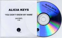 You Don't Know My Name (Uk Edit) 2003 UK 1-Trk Promo Test CD