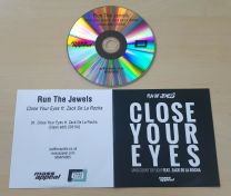 Ft. Zack de La Rocha Close Your Eyes UK 1-Trk Promo Test CD