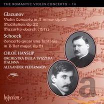 Glazunov & Schoeck: Works For Violin and Orchestra