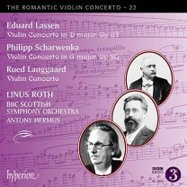 Lassen, Scharwenka (P) & Langgaard: Violin Concertos