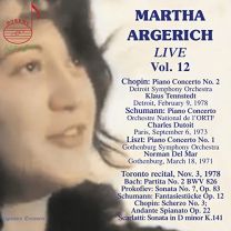 Martha Argerich Live, Vol. 12