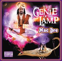 Genie of the Lamp - Marble Purple & Teal