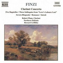 Finzi: Clarinet Concerto / Five Bagatelles / Three Soliloquies / Romance