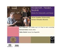 Hindemith, Heiden, Skolnik - Works For Violoncello and Piano