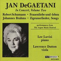 Jan Degaetani In Concert, Vol.2