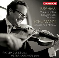 Johannes Brahms: Viola Sonatas, Sonatensatz, Robert Schumann: Adagio and Allegro, Op. 70