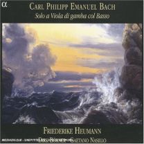Cpe Bach: Solo A Viola Di Gamba Col Basso (Sonatas Wq 137, 88, 136 · Abel: Adagio; Postlude) /Heumann · Borner · Nasillo