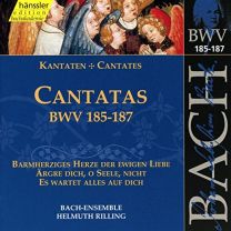 Bach: Cantatas, Bwv 185-187 (Edition Bachakademie Vol 56) /Rilling
