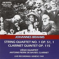 String Quartet No.1/Clarinet Quintet B Minor