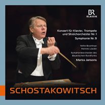 Dmitri Shostakovich: Concerto For Piano, Trumpet and String Orchestra No. 1, Op. 35 In C Minor; Symphony No. 9, Op. 70 I