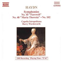 Haydn: Symphonies Nos. 45, 48 and 102