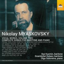 Nikolai Myaskovsky: Vocal Works, Vol. 2