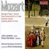 Wolfgang Amadeus Mozart: Marriage of Figaro - Overture, Piano Concerto No. 21 In C Major, Exsultate, Jubilate, Symphony