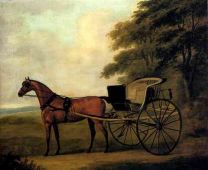 Sartorius John Nost A Horse and Carriage In A Landscape A4 10x8 Photo Print Poster
