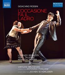 Rossini: Loccasione Fa Ladro [patrick Kabongo; Vera Talerko; Kenneth Tarver; Lorenzo Regazzo; Antonino Fogliani] [naxos: Nbd0137v]