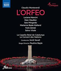 Monteverdi: L Orfeo [luciana Mancini; Marianne Beate Kielland; Sara Mingardo; Jordi Savall] [naxos: Nbd0152v]