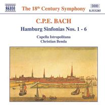 Bach, C.p.e.: Hamburg Sinfonias Nos. 1- 6, Wq. 182