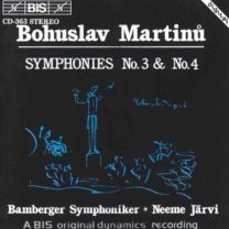Martinu Symphonies Nos. 3 and 4