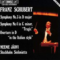 Symphony No.3 In D Major, Symphony No.4 In C Minor, "tragic", Overture In D "in the Italian Style