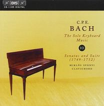 Cpe Bach: the Solo Keyboard Music, Vol 10 - Sonatas and Suite 1749-1752 /Spanyi