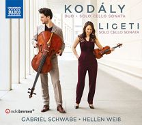 Zoltan Kodaly: Sonata For Solo Cello, Duo For Violin and Cello, Gyorgy Ligeti: Sonata For Solo Cello