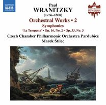 Paul Wranitzky: Orchestral Works Vol. 2 - Symphonies