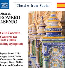 Alfonso Romero Asenjo: Cello Concerto, Concerto For Two Violins, String Symphony
