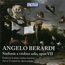 Berardi: Sinfonie For Violin Book I Opus 7 [fabrizio Longo, Anna Clemente]