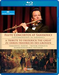Tribute To Frederick Great (Flute Concertos At Sanssouci) (Emmanuel Pahud / Kammerakademie Potsdam/ Trevor Pinnock ) (C Major: 711404) [blu-Ray]