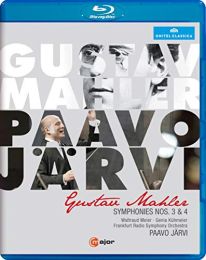 Mahler: Symphonies Nos. 3 & 4 [paavo Jaervi, Waltraus Meier; Genia Kuhmeier; Frankfurt Radio Symphony Orchestra] [c Major: Blu Ray]