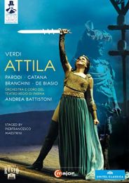 Verdi: Attila (2010) (Parodi/ Catana/ Branchini/ Andrea Battistoni/ Pier Francesco Maestrini) (C Major: 721704) [blu-Ray]