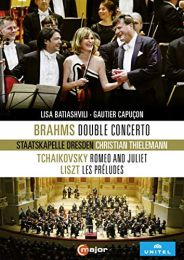 Brahms: Double Concerto [lisa Batiashvili; Gautier Capucon; Staatskapelle Dresden; Christian Thielemann] [c Major Entertainment: 757108]