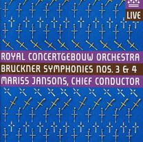 Bruckner: Symphonies 3, 4